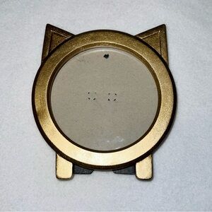 Isaac Jacobs 4x4 Resin Circular Cat Picture Frame with Ears